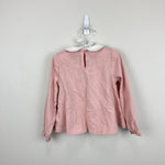 Load image into Gallery viewer, Mini Boden Collared Jersey Top Provence Dusty Pink 3-4 NWOT
