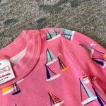 Load image into Gallery viewer, Hanna Andersson Pink Sailboat Pajamas 110 cm 5T
