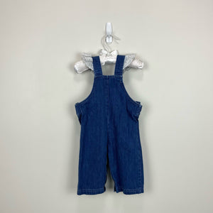 Vintage Lacoste Blue Jean Overalls