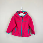 Load image into Gallery viewer, L.L. Bean Hooded Fleece Jacket Pink 12-18 Months
