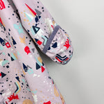 Load image into Gallery viewer, Patagonia Baby Reversible Puff-Ball Bunting Mint Green Town 3-6 Months
