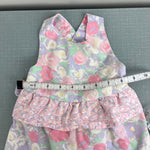 Load image into Gallery viewer, Vintage Floral Ruffle Overalls Baby Girl
