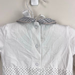 Load image into Gallery viewer, Mayoral Knit Polkadot Babygrow Applique Bunny Footie 1-2 Months
