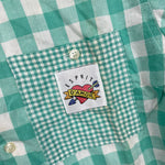 Load image into Gallery viewer, Vintage Esprit Kids D'Amor Green Plaid Button Up Collared Shirt 7-8
