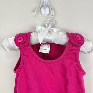 Hanna Andersson Baby French Terry Overalls Pink 80 cm 18-24 Months