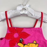 Load image into Gallery viewer, Vintage Walt Disney Baby Winnie the Pooh Ruffle Flower Tank 36 Months 3T
