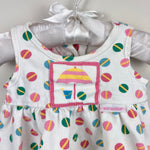 Load image into Gallery viewer, Vintage Marimekko by Sweet Potatoes Beach Ball Dress Set 3 Months
