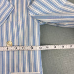 Load image into Gallery viewer, Vintage Monsieur Adolfo Blue Striped Blazer 5T USA
