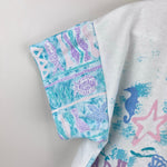 Load image into Gallery viewer, Vintage Our Girl by Healthtex Pastel Fish T-Shirt 7-8
