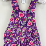 Load image into Gallery viewer, Vintage OshKosh B'gosh Purple Floral Overalls 4T USA
