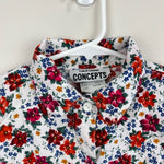 Load image into Gallery viewer, Vintage California Concepts Floral Sleeveless Cropped Blouse Medium USA
