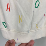 Load image into Gallery viewer, Baby Gap Relaxed Crewneck Ivory Alphabet Sweatshirt 12-18 Months
