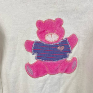 Vintage Healthtex Long Sleeve Teddy Bear Tee 3T USA