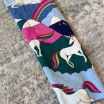 Load image into Gallery viewer, Mini Boden Fun Printed Leggings Rainbow Unicorns 11-12
