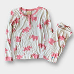 Load image into Gallery viewer, The Beaufort Bonnet Company Sara Jane's Sweet Dream Set Pink Elephants 10
