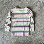 Load image into Gallery viewer, Hanna Andersson Rainbow Striped Pajamas 80/85 cm 2T
