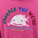Load image into Gallery viewer, Mini Boden Washed Logo Hoodie Rose Red Blob Fish 8-9
