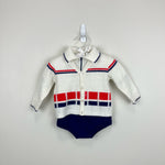 Load image into Gallery viewer, Vintage A Little Angel Knit Sweater Romper Set
