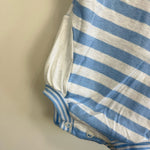 Load image into Gallery viewer, Vintage Carter's Blue Striped Sailor Romper 9 Months USA
