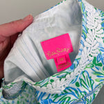 Load image into Gallery viewer, Lilly Pulitzer Girls Little Little Classic Shift Dress Hyda Blue Dandy Lions 10
