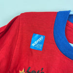 Load image into Gallery viewer, Vintage Bloopers Let's Play Ball Red T-Shirt Large 10-12 USA NWT
