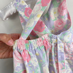 Load image into Gallery viewer, Vintage Floral Ruffle Overalls Baby Girl
