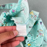 Load image into Gallery viewer, Vintage OshKosh B'gosh Aqua Beach Shortalls 6 USA
