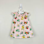 Load image into Gallery viewer, Mini Boden Stripy Smocked Dress in Boto Pink Jungle Print 3-6 Months NWOT
