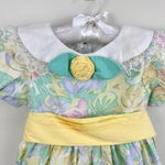 Load image into Gallery viewer, Vintage Pastel Floral Party Dress 4T
