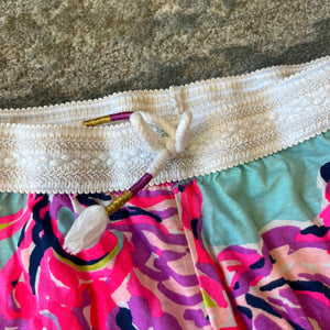 Lilly Pulitzer Girls Little Beach Pant Serene Blue Big Escapade XL