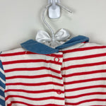 Load image into Gallery viewer, Mini Boden Cozy Striped Pocket Dress 6-12 Months
