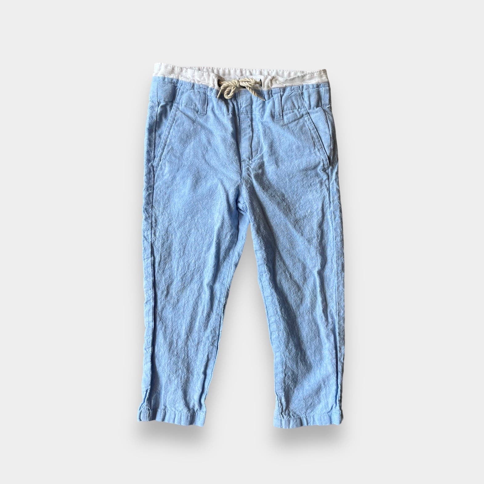 Janie and Jack Linen Double Waistband Pant 3T