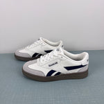 Load image into Gallery viewer, Reebok Kids Forte Lounger Sneakers White Navy Gray 2 NWOT
