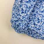 Load image into Gallery viewer, Janie and Jack Baby Floral Smocked Romper Silver Lake Blue 6-12 Months
