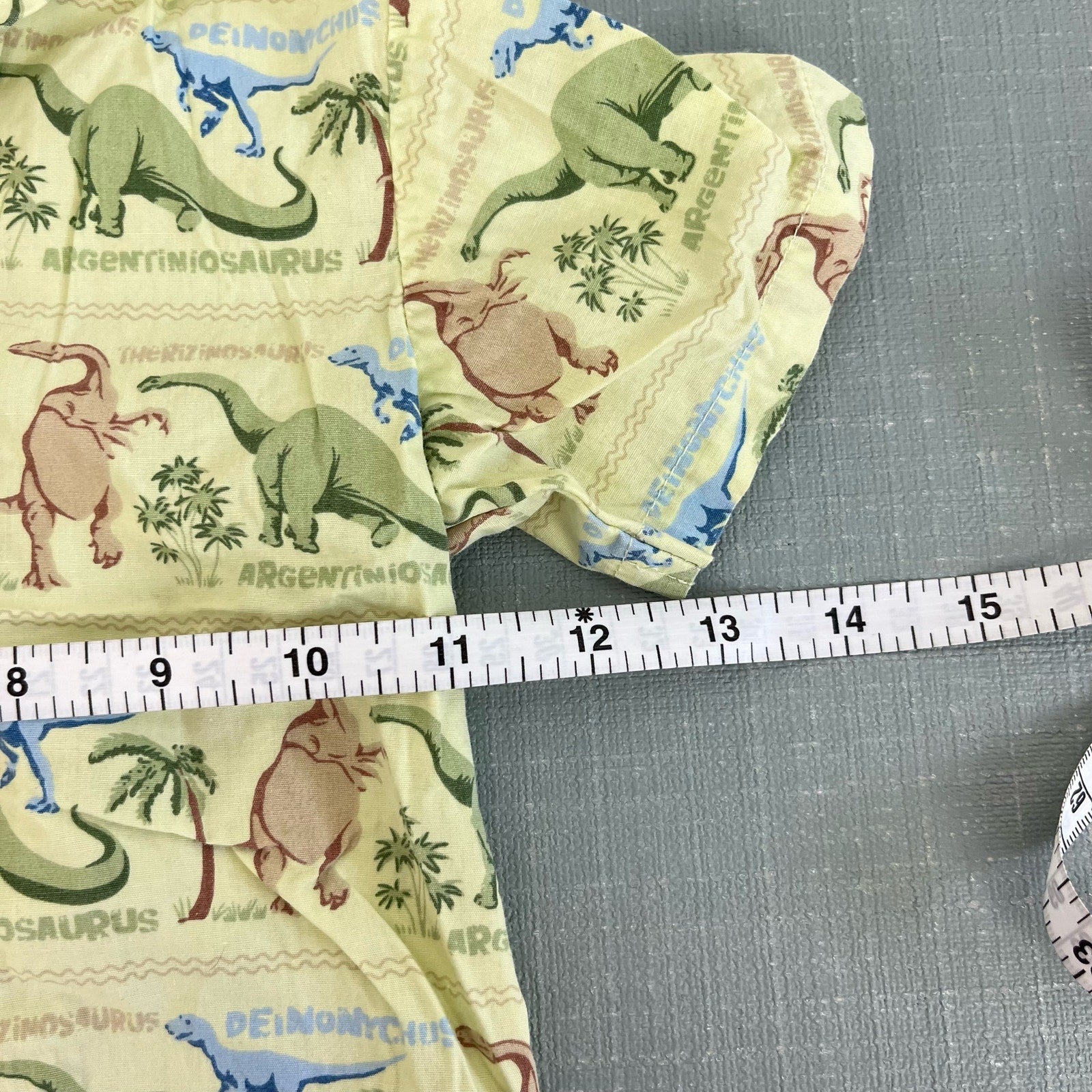 Vintage Good Lad Dinosaur Button Up Shirt 12 Months