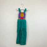 Load image into Gallery viewer, Vintage Ruth Scharf Hippo Applique Overalls 4T USA
