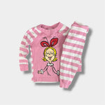 Load image into Gallery viewer, Hanna Andersson Dr. Seuss Grinch HannaJams Pajama Set Cindy Lou who 85 cm 2T
