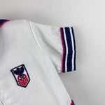 Load image into Gallery viewer, Vintage White Sailor Suit Romper 18 Months
