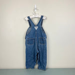 Load image into Gallery viewer, Vintage OshKosh B&#39;gosh Blue Jean Overalls 24 Months
