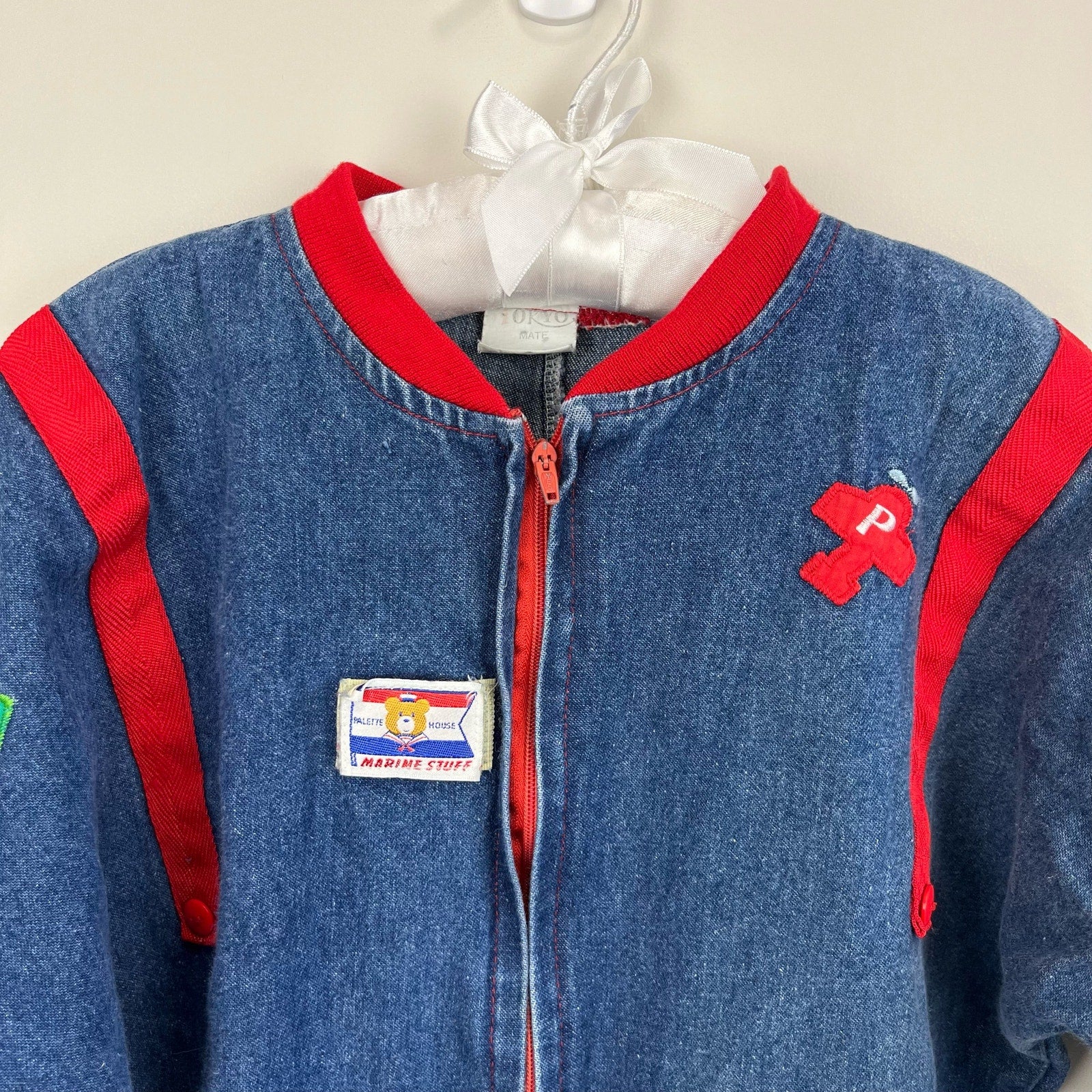 Vintage Tokyo Mate Denim Airplane Boiler Suit 3T