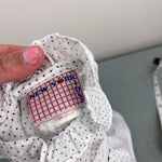 Load image into Gallery viewer, Vintage New York Kids White Navy Polka Dot Lace Bow Dress 3T USA
