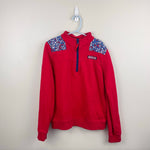 Load image into Gallery viewer, Vineyard Vines Girls Red Americana Stars Shep Shirt M 10-12
