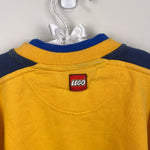 Load image into Gallery viewer, Vintage Lego Kids Wear Yellow Blue Magnetic Space Sweatshirt 3-4
