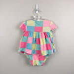 Load image into Gallery viewer, Vineyard Vines Patchwork Whale Short Sleeve Bodysuit Dress 12-18 Months
