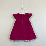 Load image into Gallery viewer, JoJo Maman Bebe Pretty Cord Dress 6-12 Months NWT
