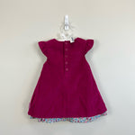 Load image into Gallery viewer, JoJo Maman Bebe Pretty Cord Dress 6-12 Months NWT
