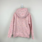 Load image into Gallery viewer, Mini Boden Shagy Lined Hoodie Provence Dusty Pink Multi Spot 8-9
