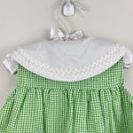 Load image into Gallery viewer, Vintage Cradle Togs Green Seersucker Balloon Butterfly Dress 18 Months
