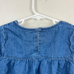 Load image into Gallery viewer, Mini Boden Logo Woven Embroidered Dress Mid Vintage Denim 5-6
