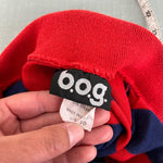 Load image into Gallery viewer, Vintage b.o.g. Red and Blue Striped Polo Shirt 10 USA
